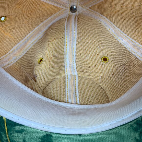 Vintage Duke Power "Citizenship Service" Yellow Snapback Hat - Picture 11 of 13